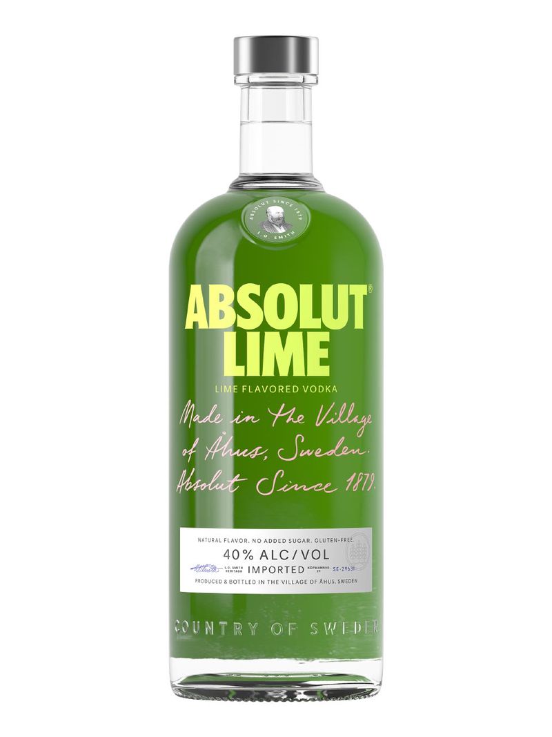 Absolut Vodka Lime 40% 1L