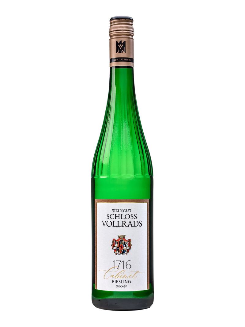 Schloss Vollrads, Riesling, 1716 Cabinet, trocken, weiß (Drehverschluss, bio) 0.75L