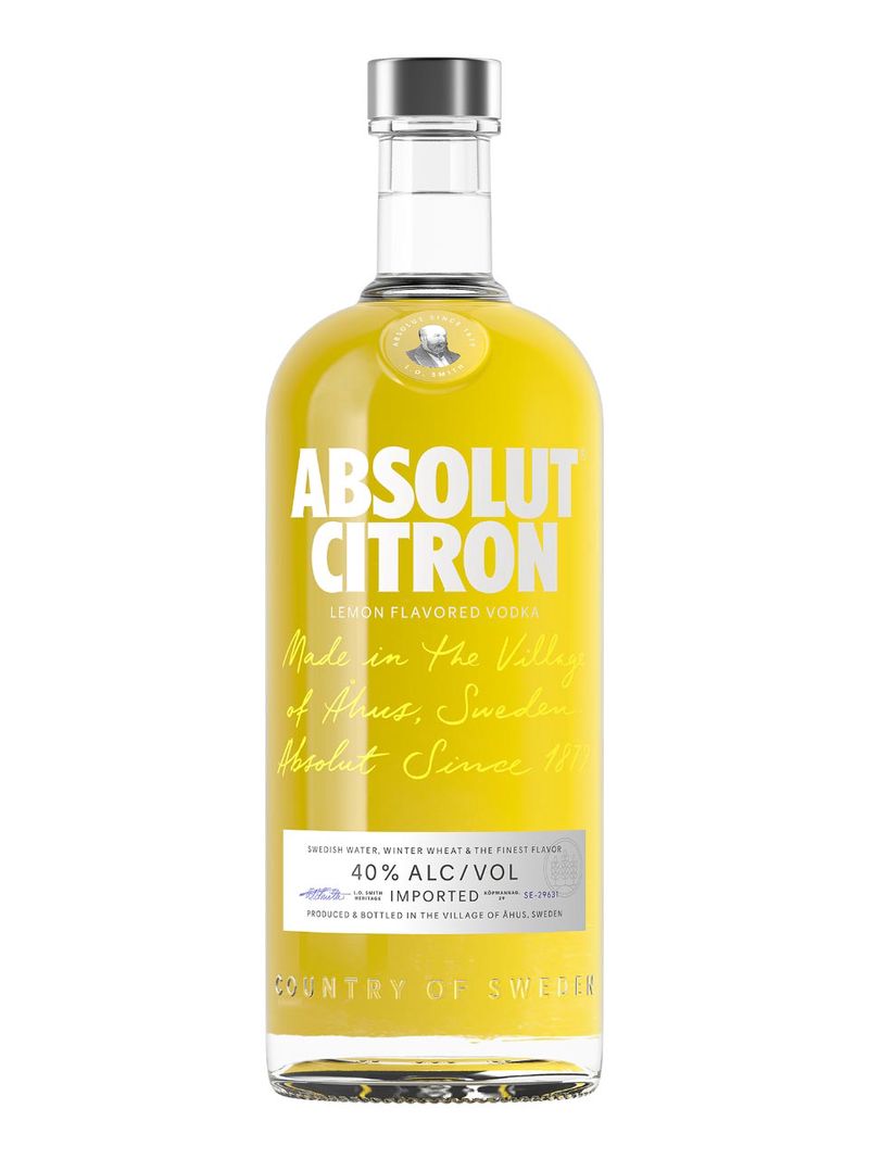Absolut Vodka Citron 40% 1L