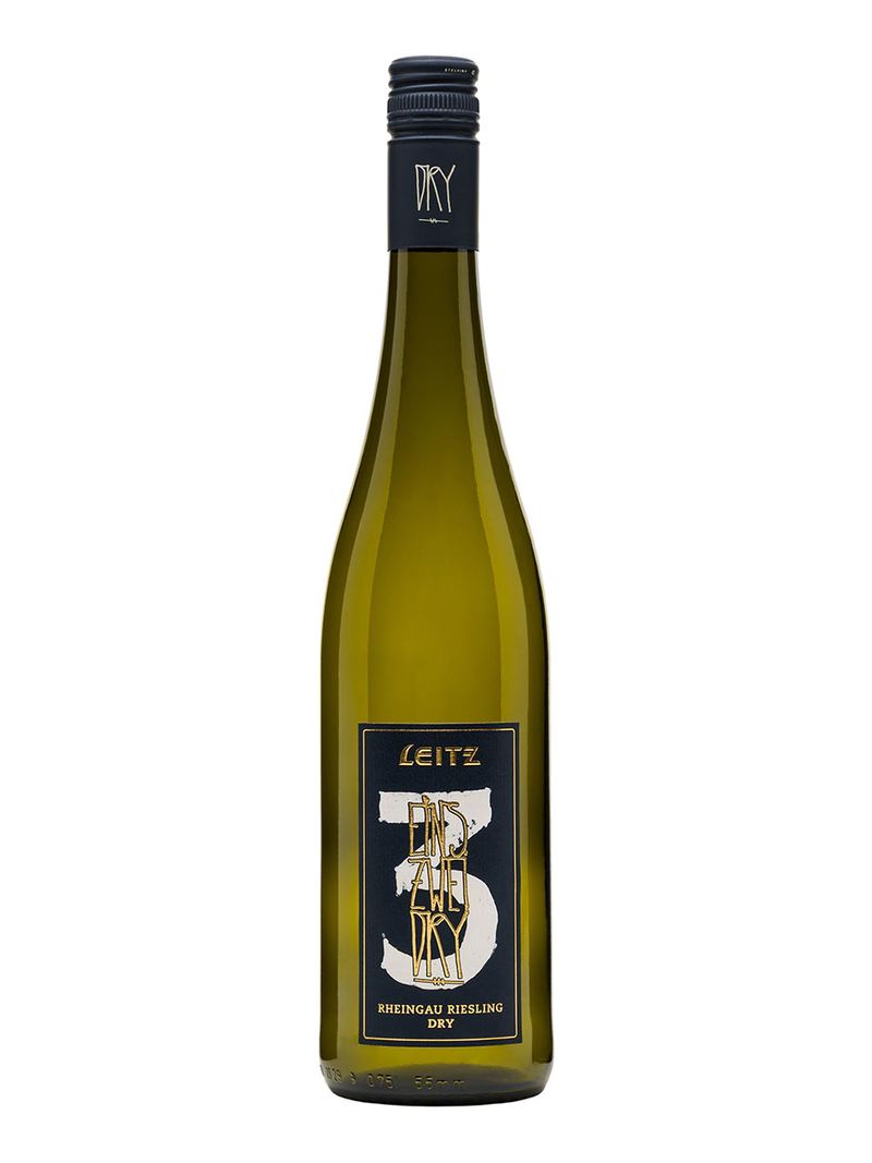Leitz, Eins Zwei Dry, Riesling, QbA, Rheingau, trocken, weiß (Drehverschluss) 0.75L