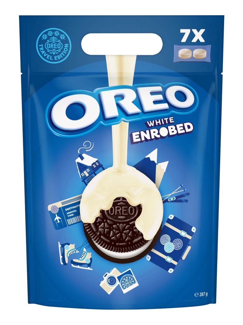 Oreo 287g Enrobed White Chocolate
