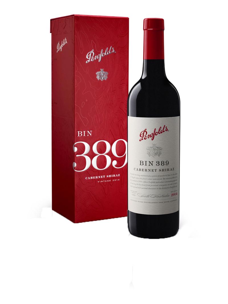 Penfolds, BIN 389, Cabernet/Shiraz, South Australia, trocken, rot (Geschenkverpackung) 0.75L