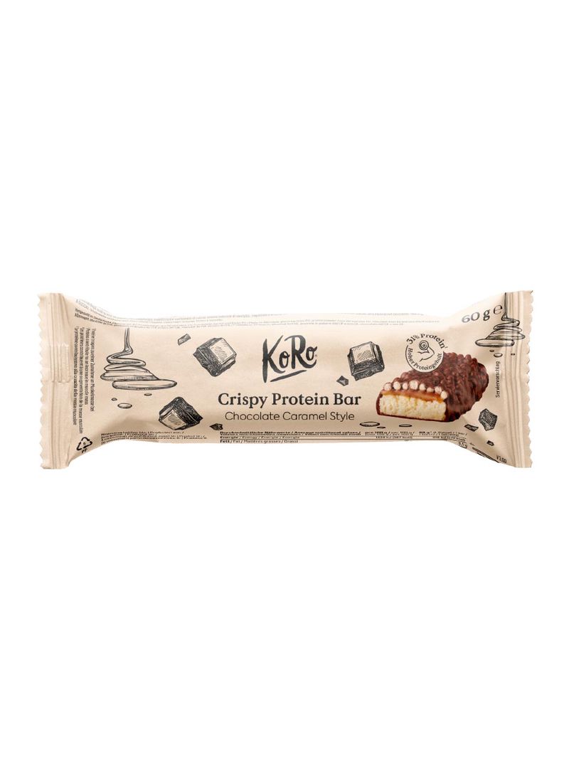 KoRo Crispy Protein Bar Chocolate Caramel 60 g