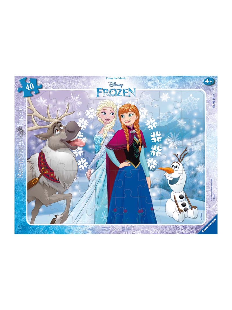 Ravensburger, 30-48 Piece Frame Puzzles, Anna und Elsa