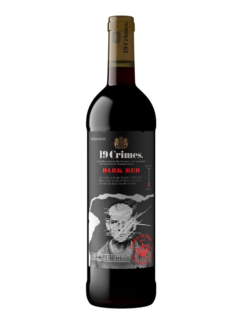 19 CRIMES, The Banished, South Eastern Australia, halbtrocken, rot 0.75L
