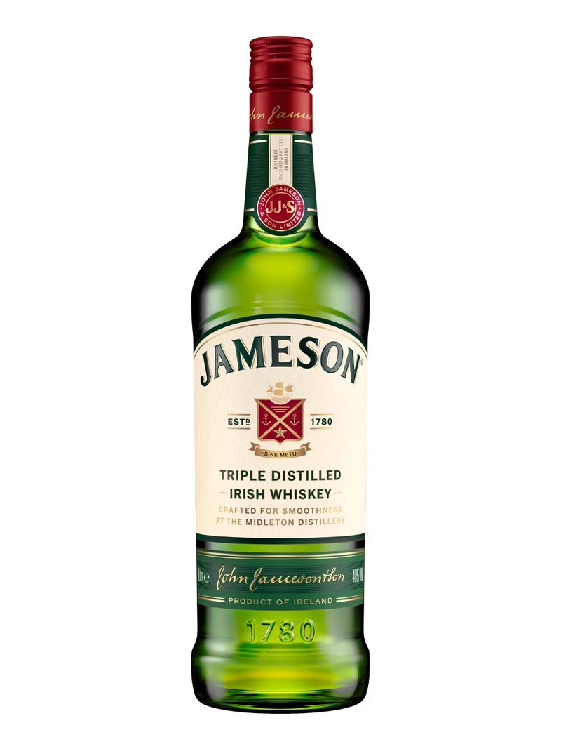 Jameson Triple Distilled Irish Whiskey 40% 1L