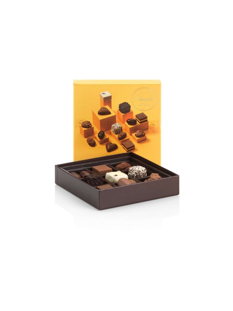 Venchi Geschenkköfferchen mit verschiedenen Pralinen 112g