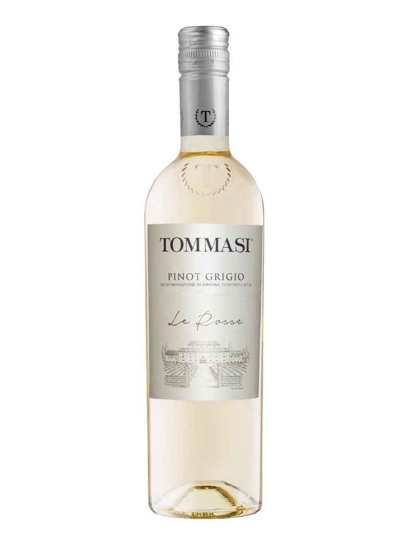 Tommasi, Le Rosse, Pinot Grigio, delle Venezie, DOC, trocken, weiß (Drehverschluss) 0.75L