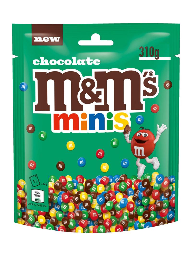M&M'S Mini Choco Schokolinsen mit Zuckerüberzug 310g