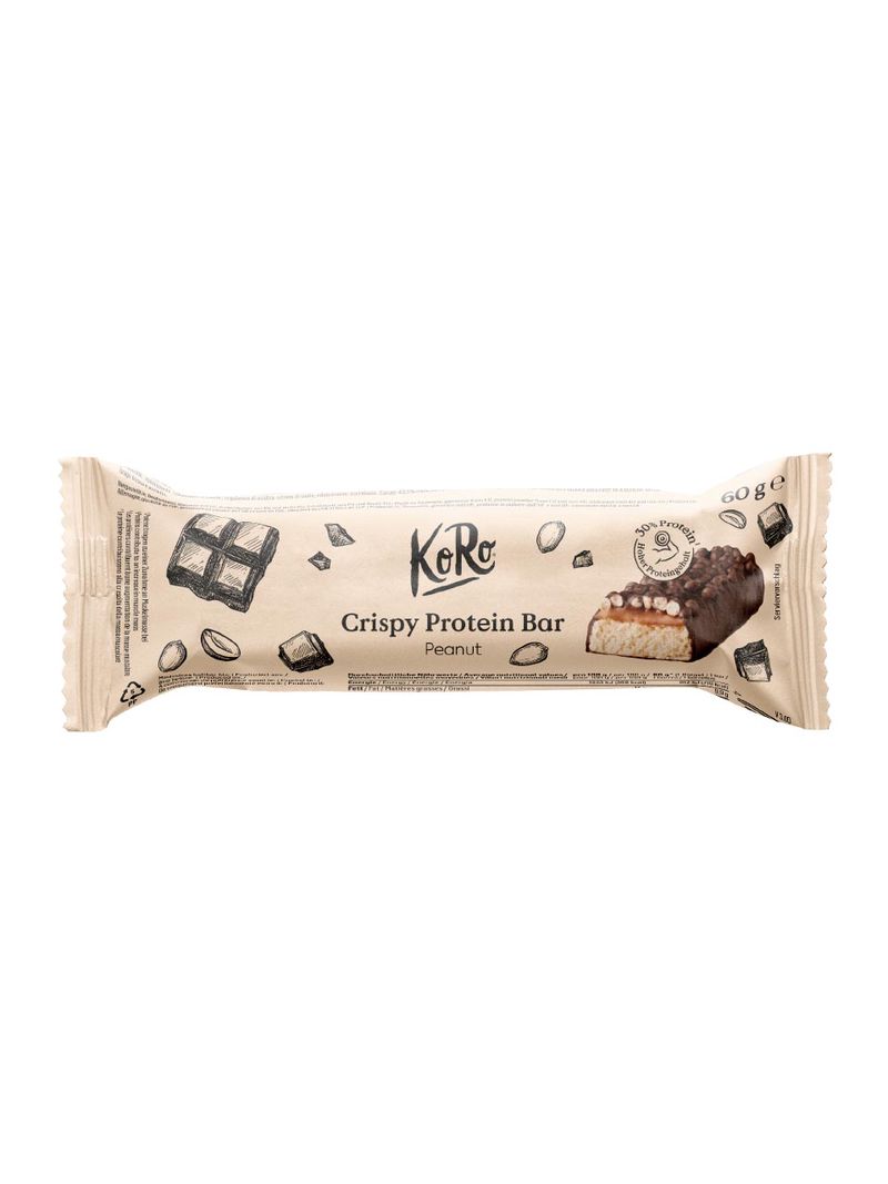 KoRo Crispy Protein Bar dark Chocolate 60 g