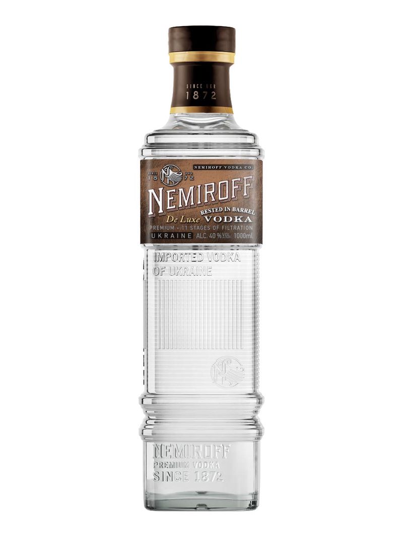 Nemiroff De Luxe Rested in Barrel Vodka 40% 1L*