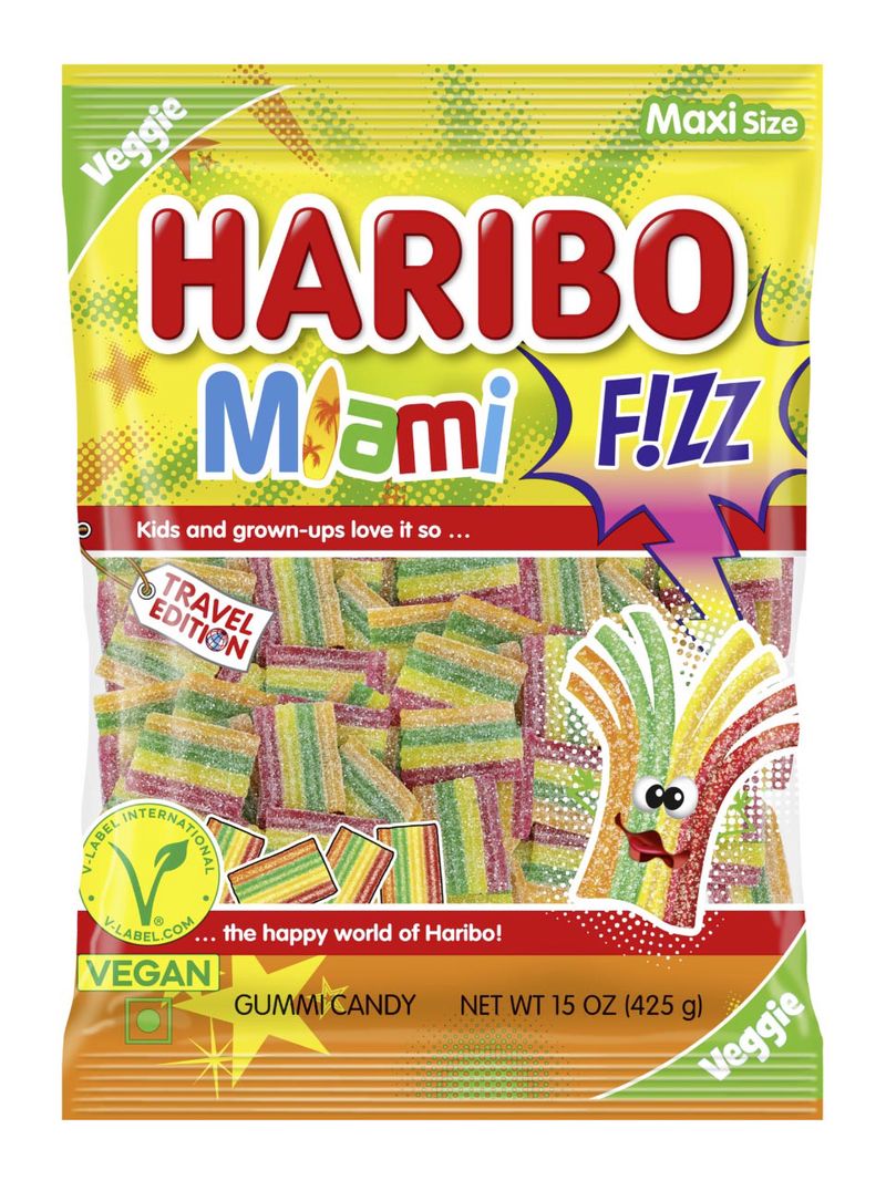 HARIBO Miami Fizz vegane Fruchtgummis