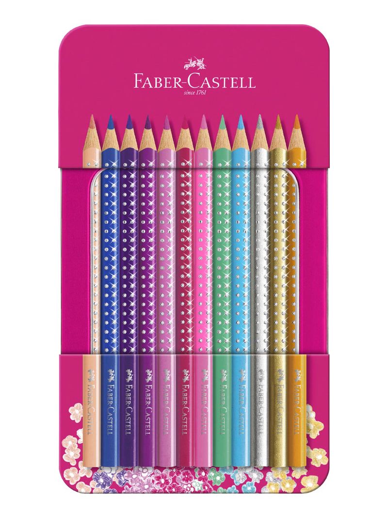 Faber-Castell, Buntstifte Sparkle 12er Metalletui