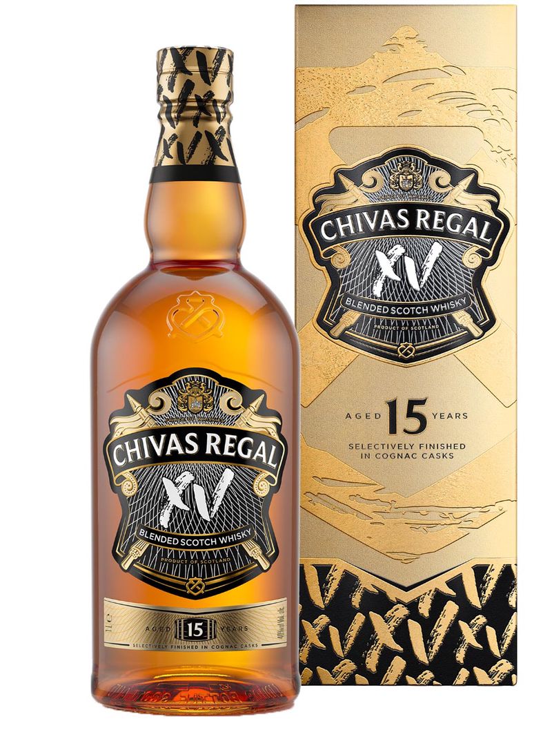 Chivas Regal 15y XV Blended Scotch Whisky 40% 1L Geschenkverpackung