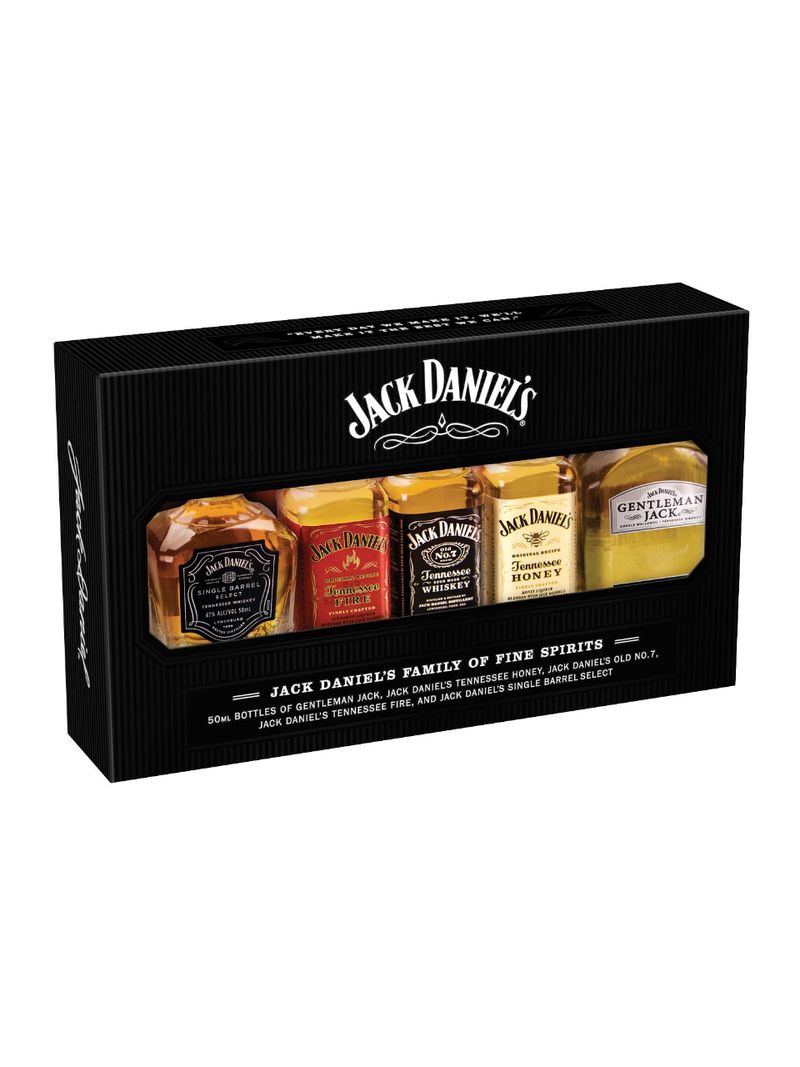 Jack Daniels's Tennessee Whiskey Miniatur Set 35/45% 5x0.05L