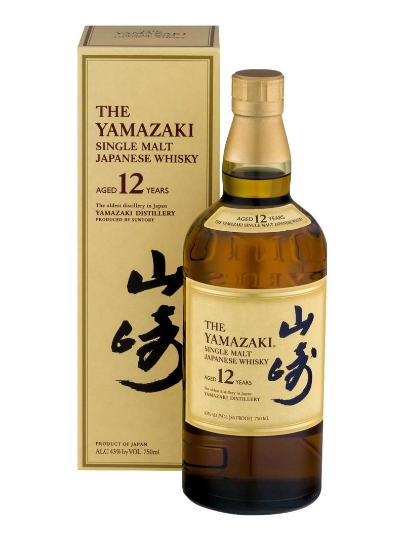 Yamazaki 12y Japanese Single Malt Whisky 43% 0.7L