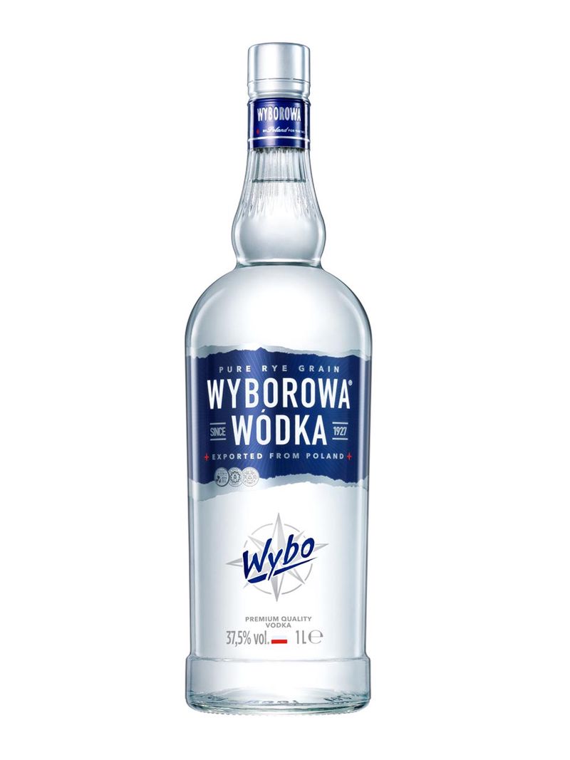 Wyborowa Vodka Poland 37.5% 1L