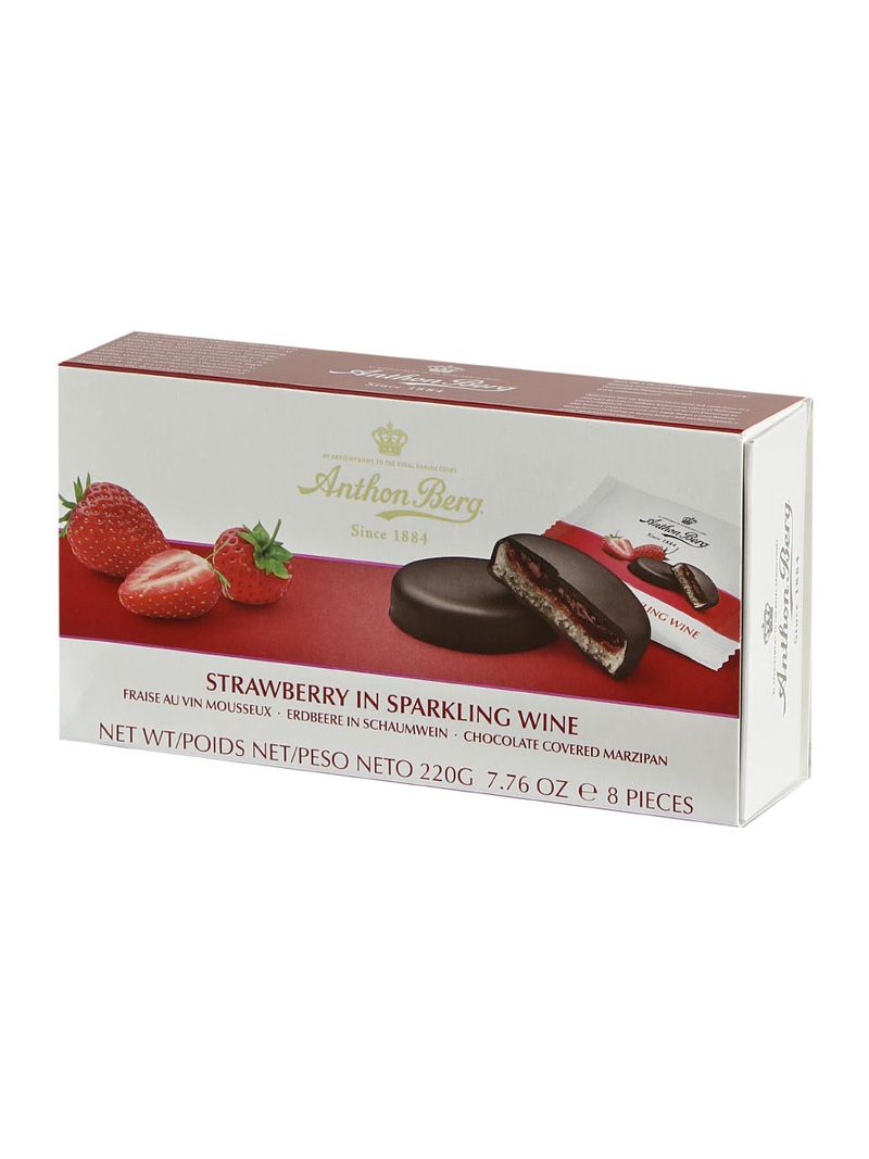 Anthon Berg Erdbeere in Schaumwein 220g