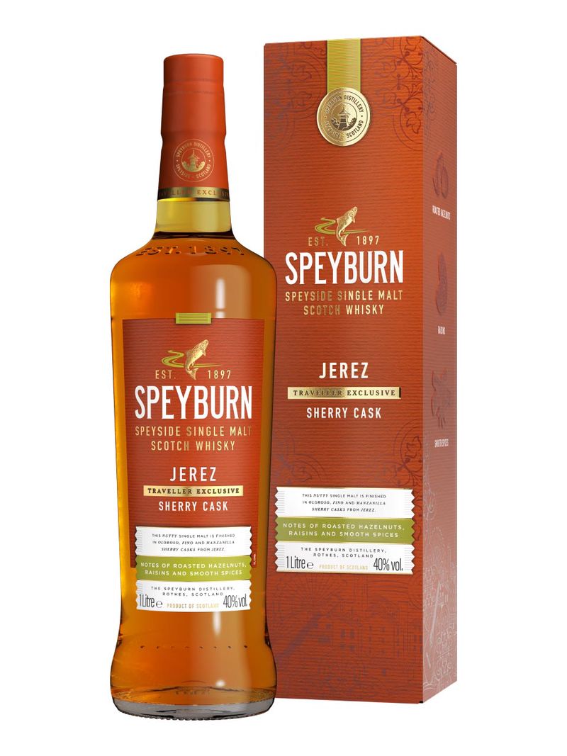 Speyburn Jerez Sherry Cask Speyside Single Malt Scotch Whisky 40% 1L Geschenkverpackung