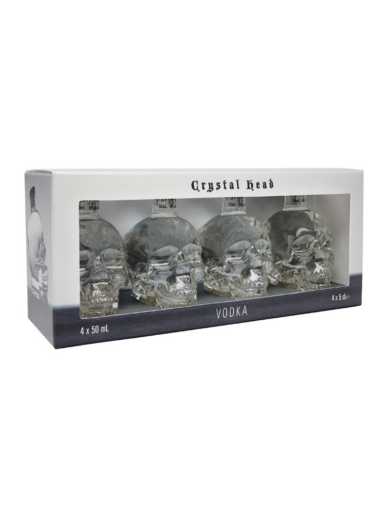 Crystal Head Vodka 40% 4x0.05L Miniaturpack