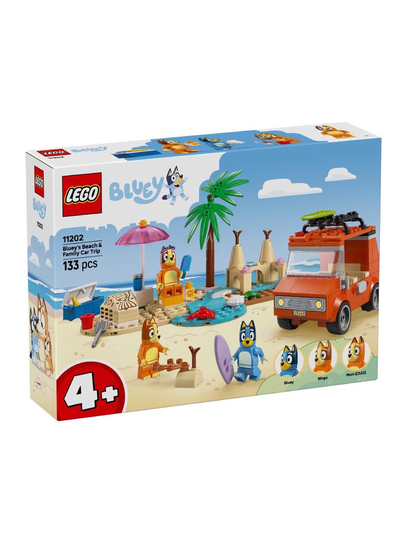 LEGO System A/S, Bluey, Bluey’s Beach & Family Car Trip