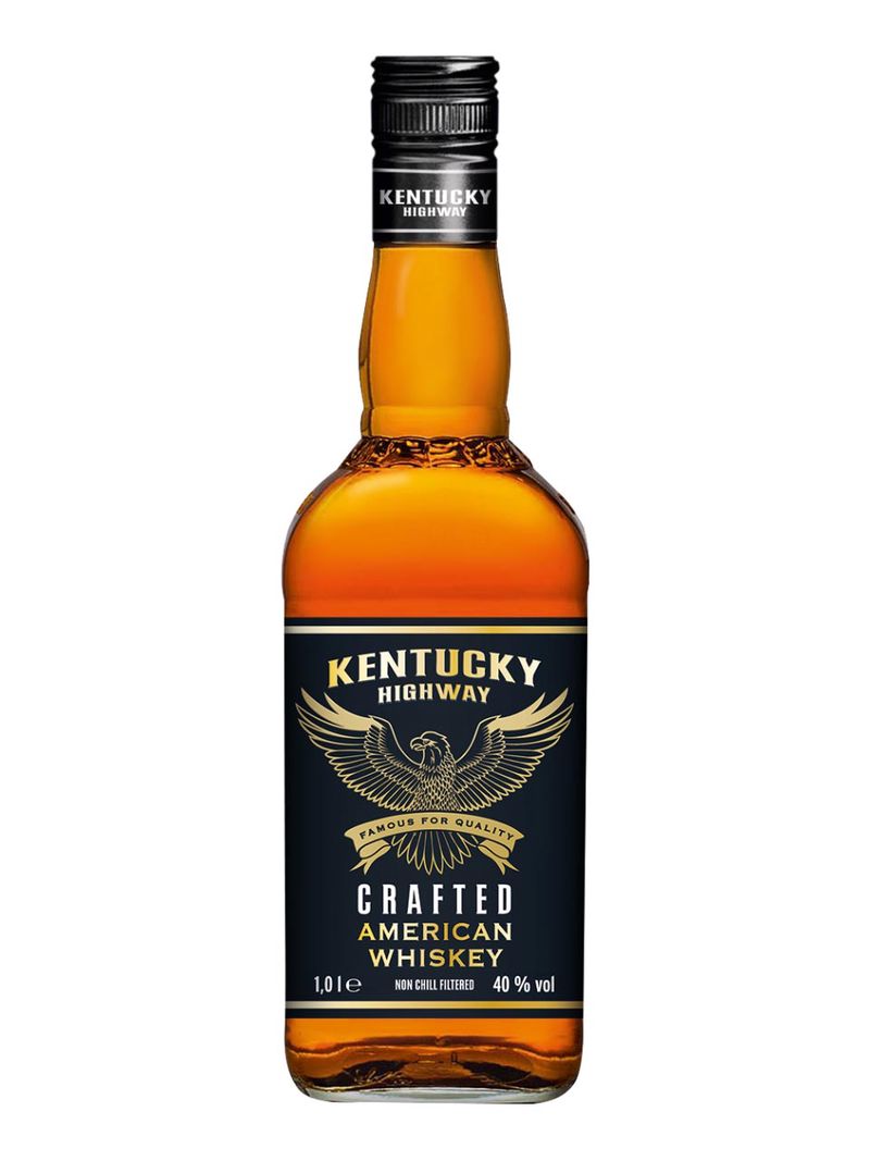 Kentucky Highway Crafted American Blended Whiskey 40% 1L