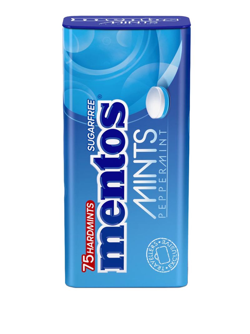 Mentos Clean Breath zuckerfreie Pfefferminz-Pastillen mit Süßungsmitteln
