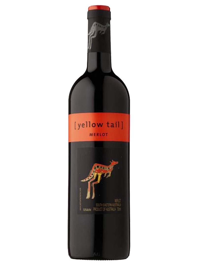 Yellow Tail, Merlot, trocken, rot, 0.75L