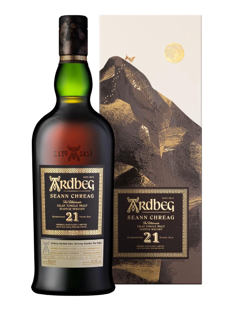 Ardbeg 21YO Islay Single Malt Scotch Whisky Seann Chreag 46.8% 0.7L