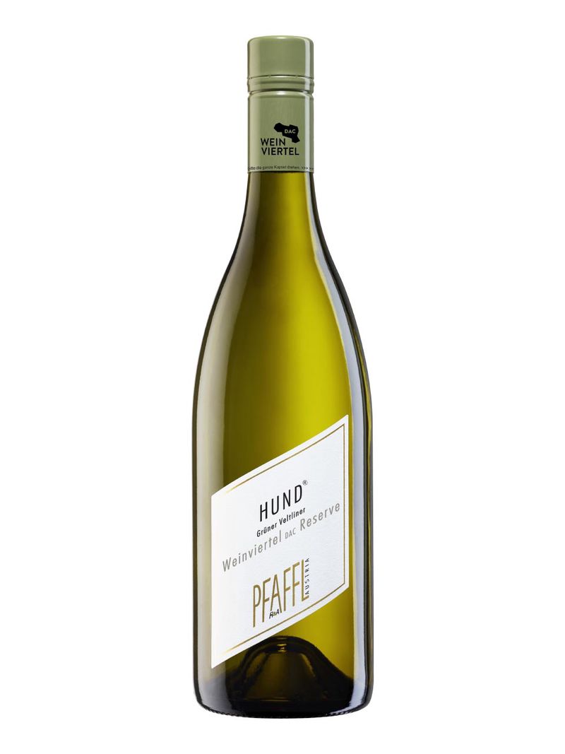 Pfaffl, Hund, Grüner Veltliner, Weinviertel, DAC Reserve, trocken, weiß (Drehverschluss) 0.75L