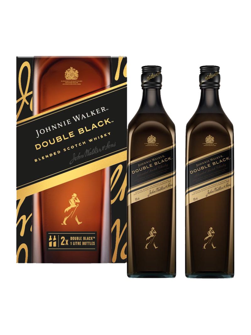 Johnnie Walker Double Black Blended Scotch Whisky Twinpack 40% 2x1L
