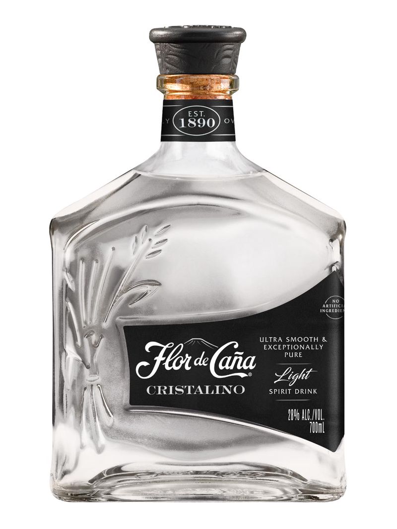 Flor de Caña Cristalino Rum 28% 0.7L