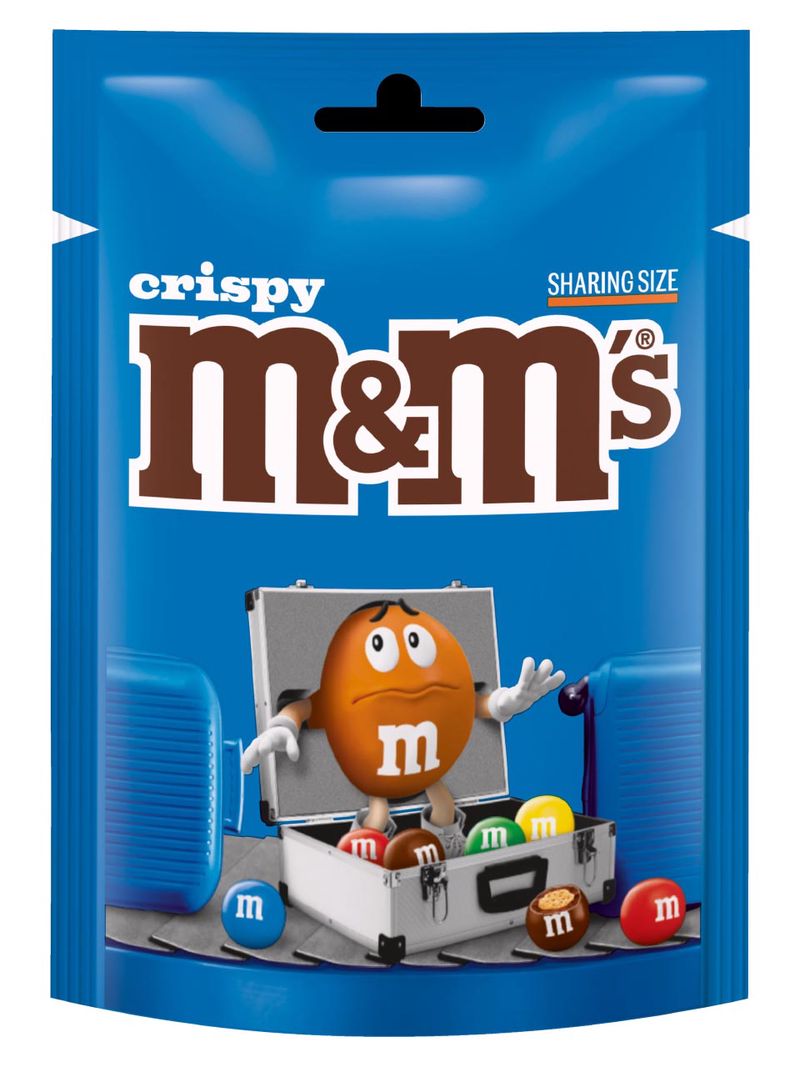 M&M’S knusprige Milchschokolade mit einem Reiskern in einer Zuckerhülle 187g
