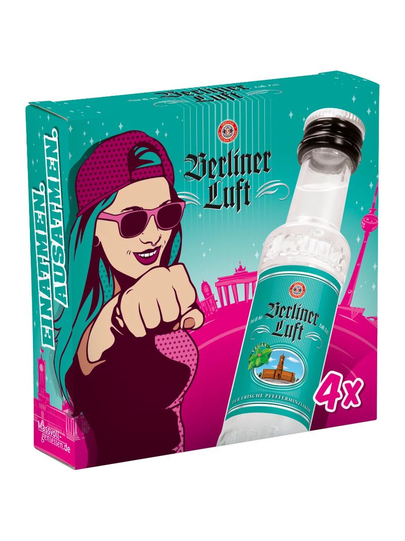 Berliner Luft Likör 18% 4x0.02L
