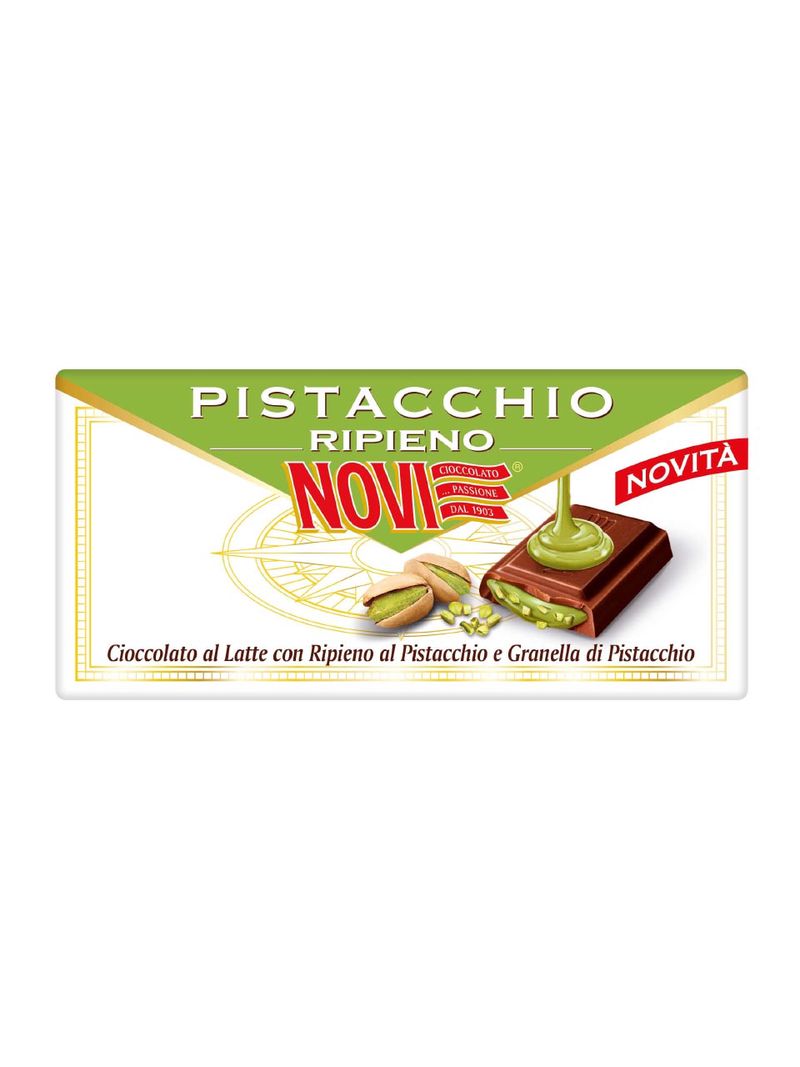 Novi Tav.Latte gefüllt mit Pistazien 105g