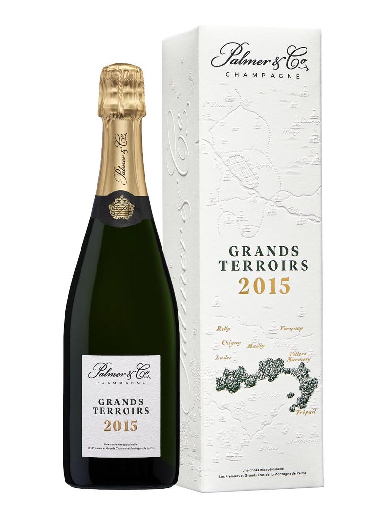 Palmer & Co., Grands Terroirs Vintage, Champagne, AOC, brut, weiß (Geschenkverpackung) 0.75L