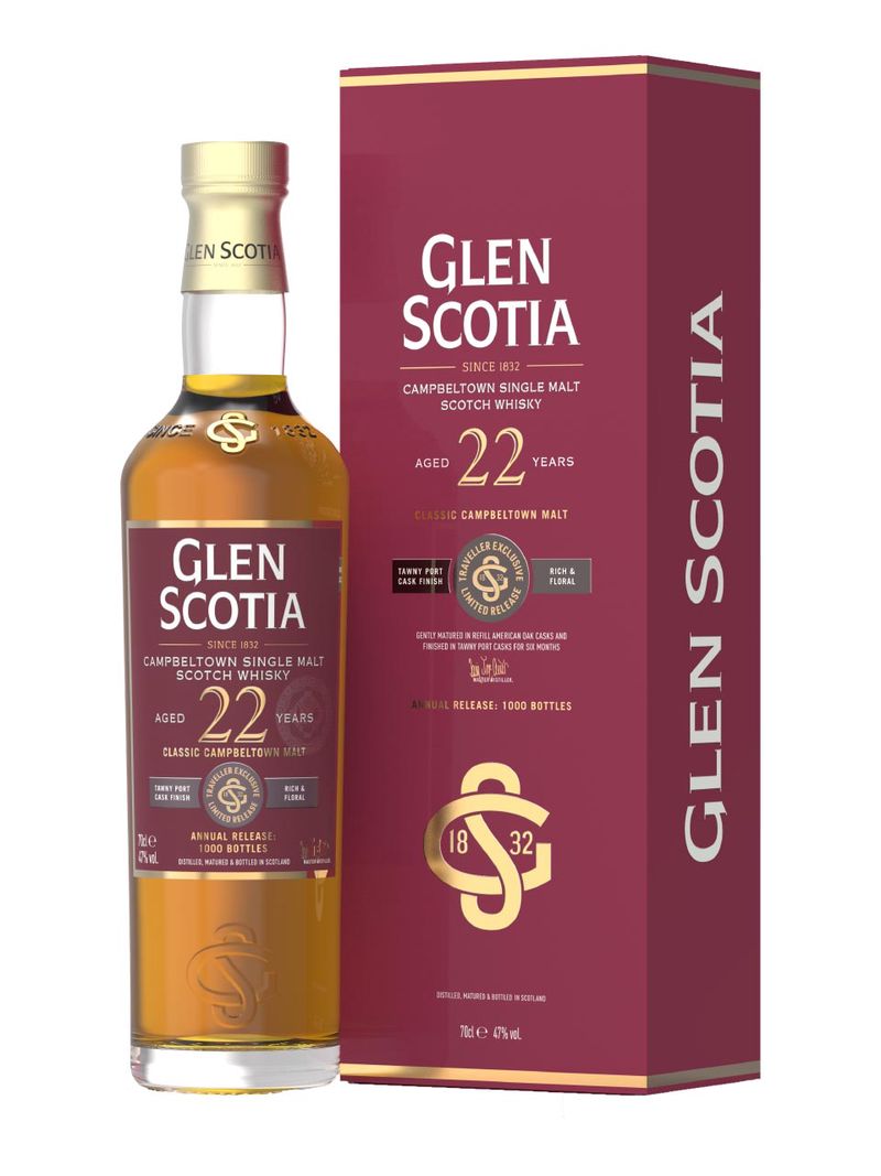 Glen Scotia 22y Campbeltown Single Malt Scotch Whisky 47% 0.7L Geschenkverpackung*