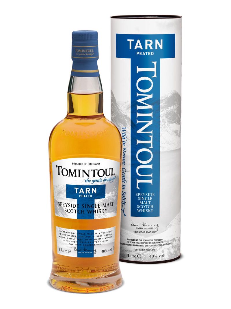 Tomintoul Tarn Peated Speyside Single Malt Scotch Whisky 40% 1L Geschenkverpackung