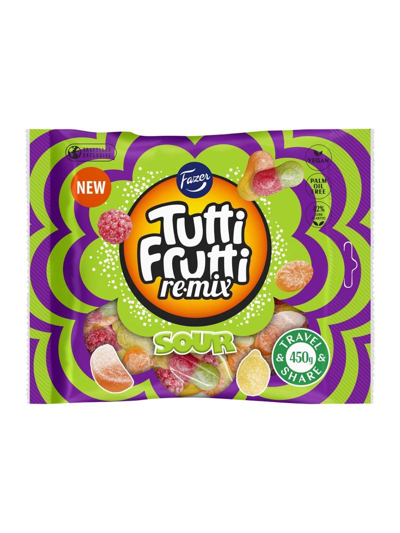 Fazer Tutti Frutti saure Fruchtbonbons