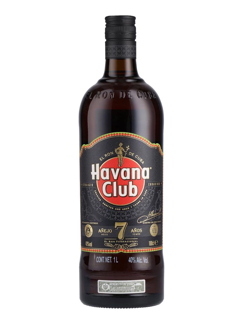Havana Club Anejo 7y Cuban Rum 40% 1L