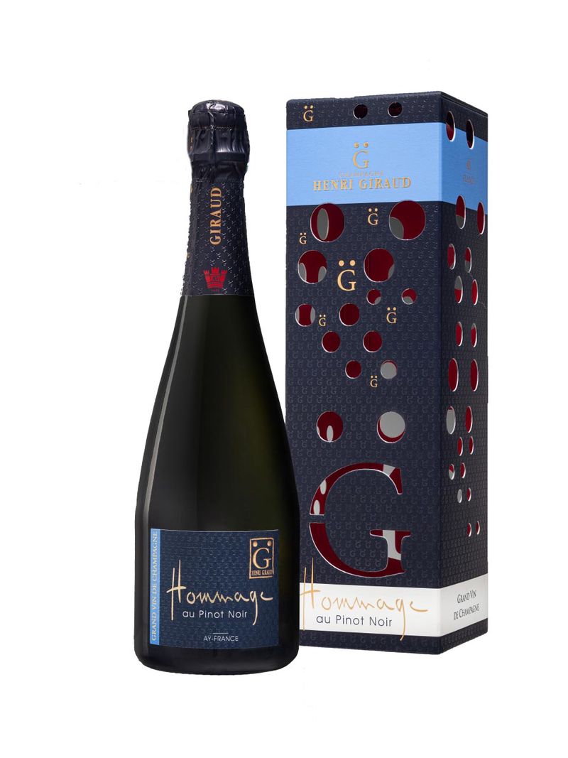 Henri Giraud, Hommage au Pinot Noir, Champagne, AOC, weiß, brut (Geschenkverpackung) 0.75L