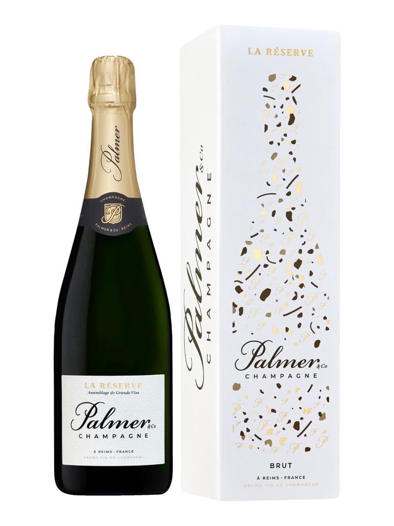 Palmer & Co., La Réserve, Champagne, AOC, brut, weiß (Geschenkverpackung) 0.75L