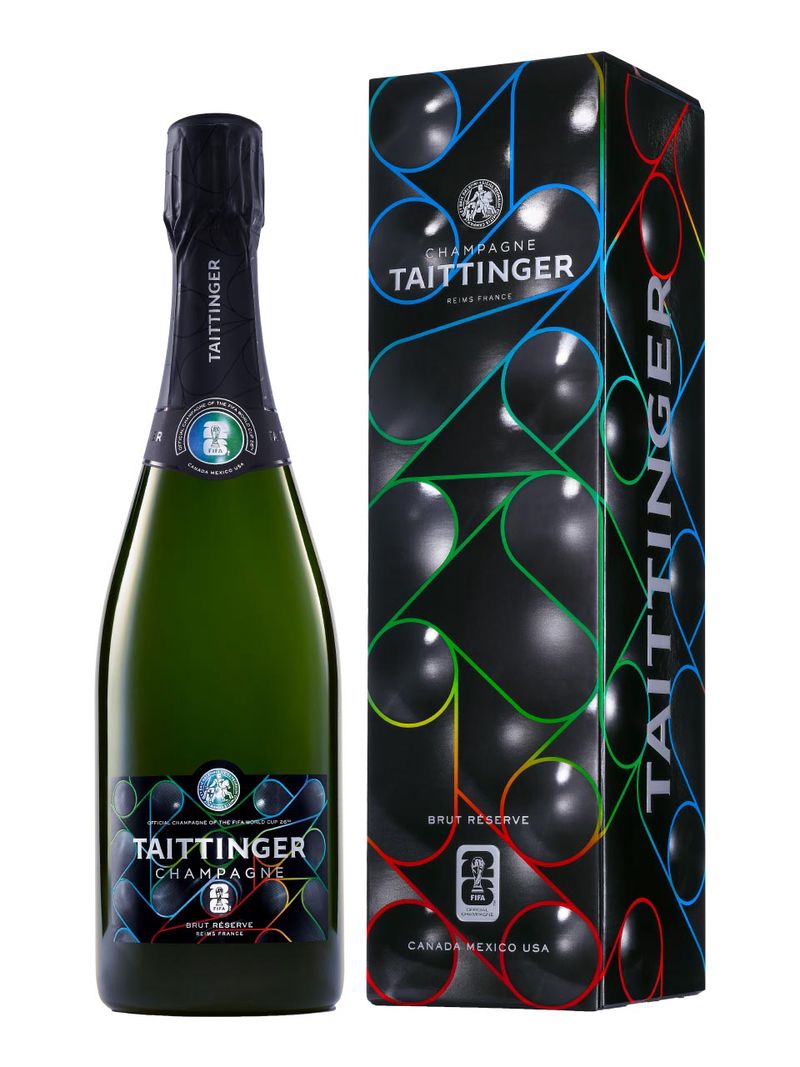 Taittinger, FIFA 2026 Edition, Brut Réserve, Champagne, AOC, brut, weiß (Geschenkverpackung) 0.75L