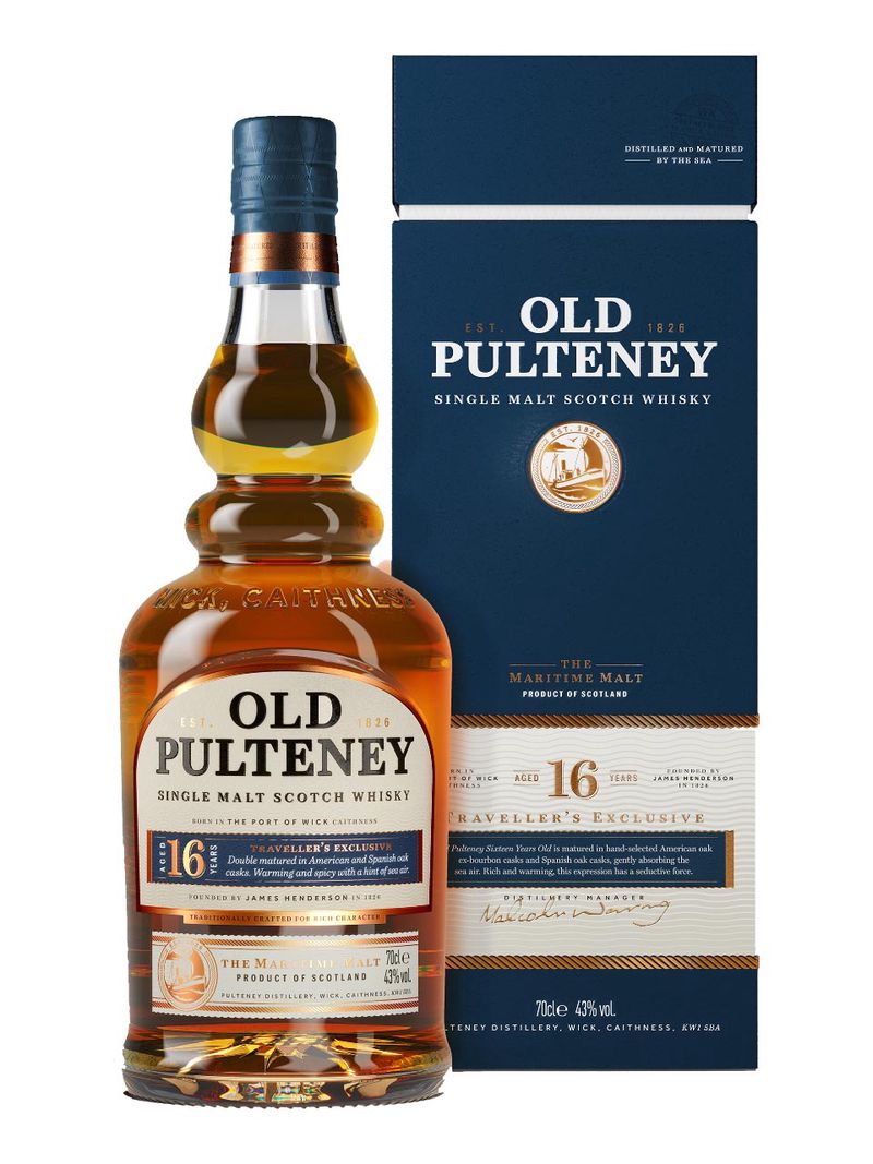 Old Pulteney 16y Single Malt Scotch Whisky 43% 0.7L Geschenkverpackung