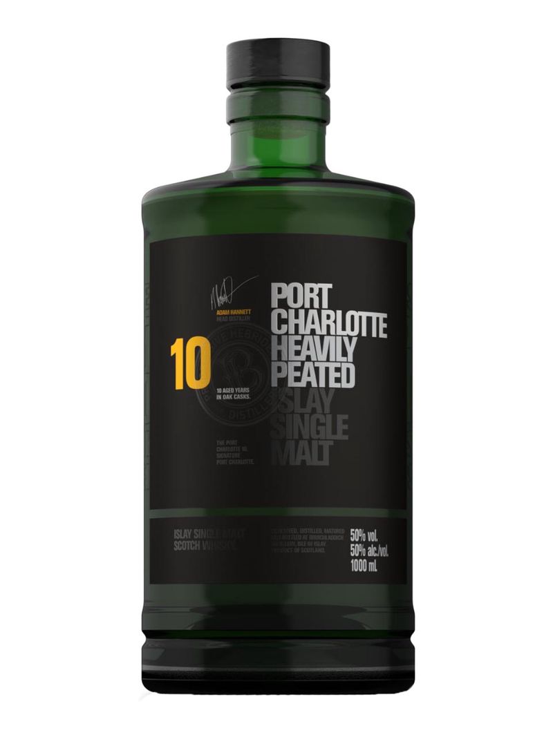 Bruichladdich Port Charlotte 10y Islay Single Malt Scotch Whisky 50% 1L Geschenkverpackung