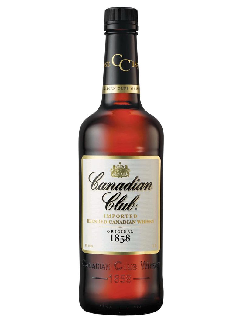 Canadian Club Blended Canadian Whisky 40% 1L