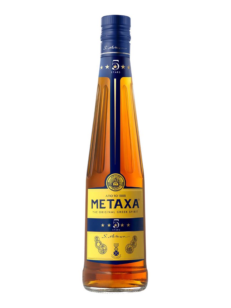 Metaxa 5* Griechischer Brandy 38% 0.5L