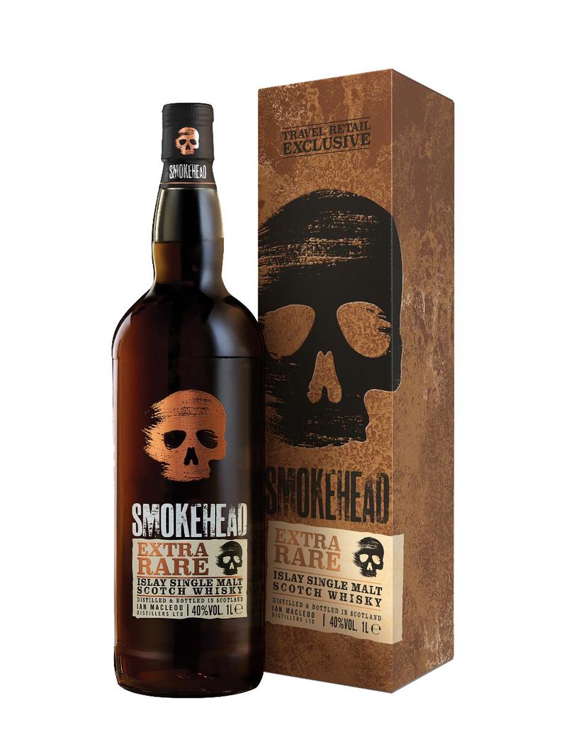 Smokehead Extra Rare Islay Single Malt Scotch Whisky 40% 1L Geschenkverpackung