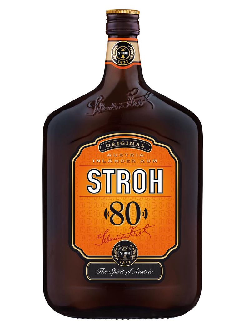 Stroh Rum Original 80% 1L Flask