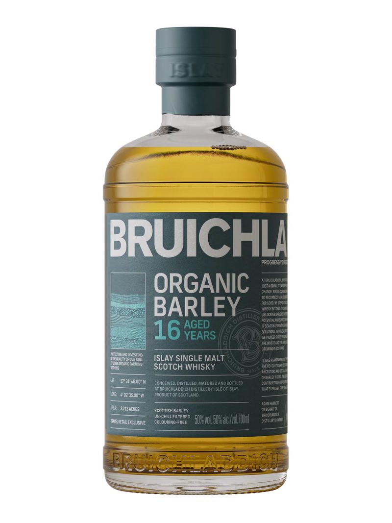 Bruichladdich 16y Organic Islay Single Malt Scotch Whisky 50% 0.7L